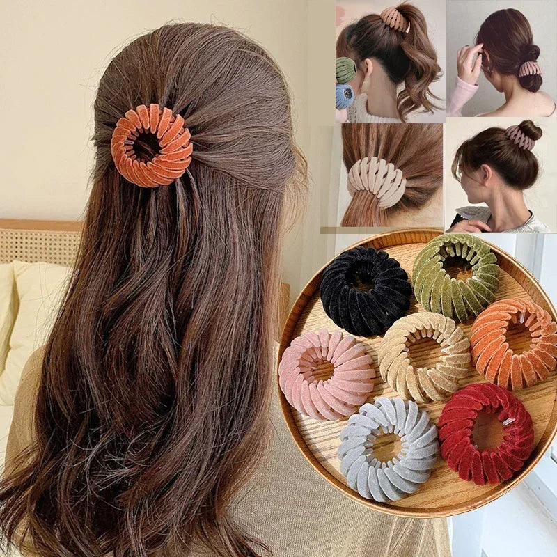 Bird Nest Shaped Ponytail Hair Clip – Magic Lazy Braider Hairpin for Women